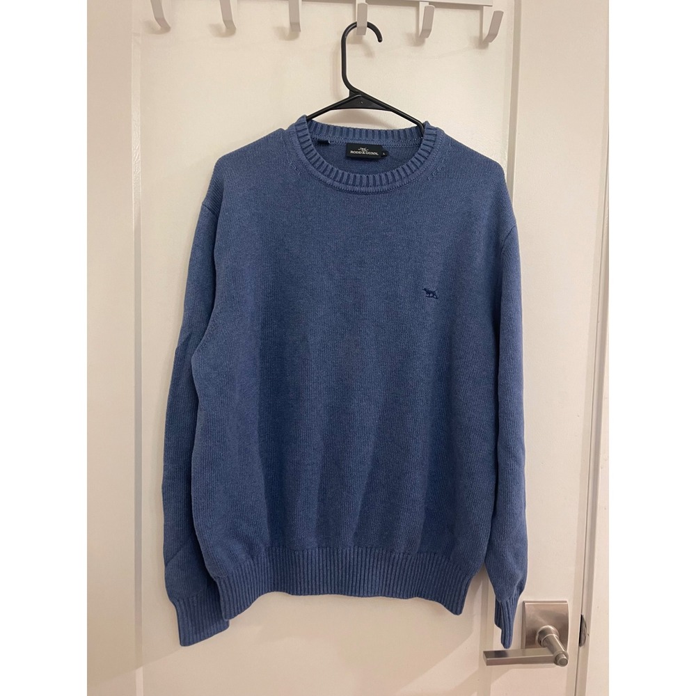 Rodd & Gunn Preppy Blue Scoop Neck Old Money Sporty Classic